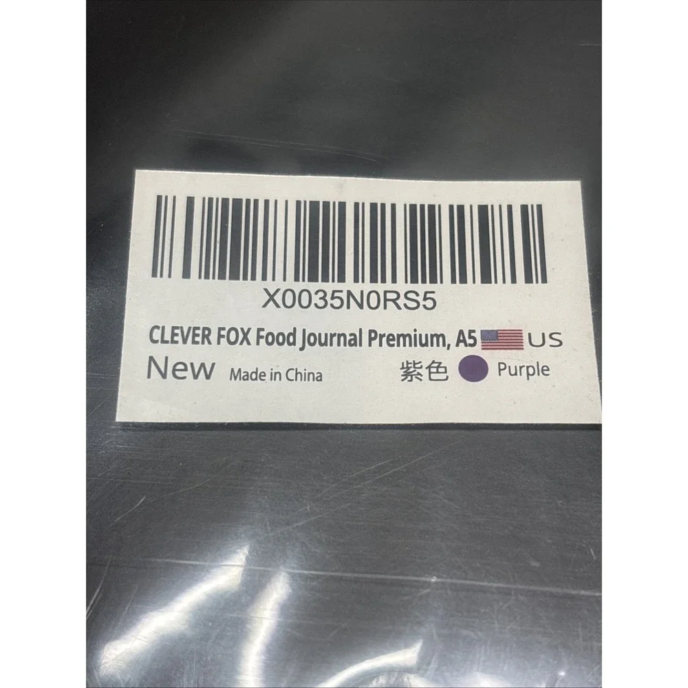 Clever Fox‎ Food Journal Premium Edition Nutrition Planner Calorie Meal Tracker